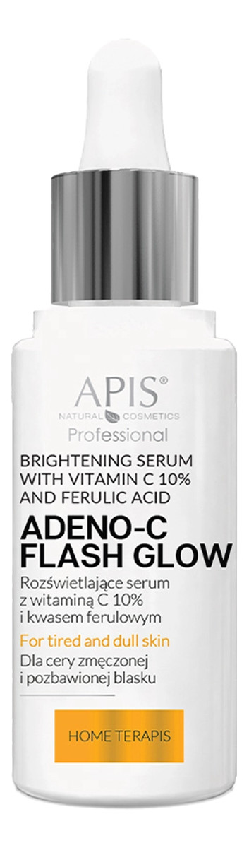 HOME TERAPIS Rozświetlające serum do twarzy z witaminą C i kwasem ferulowym