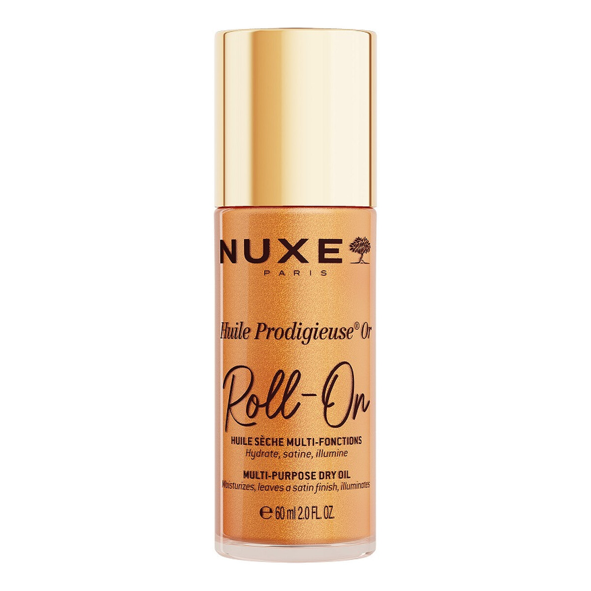 Nuxe Huile Prodigieuse Or Roll-On suchy Olejek z drobinkami w roll-onie 60ml