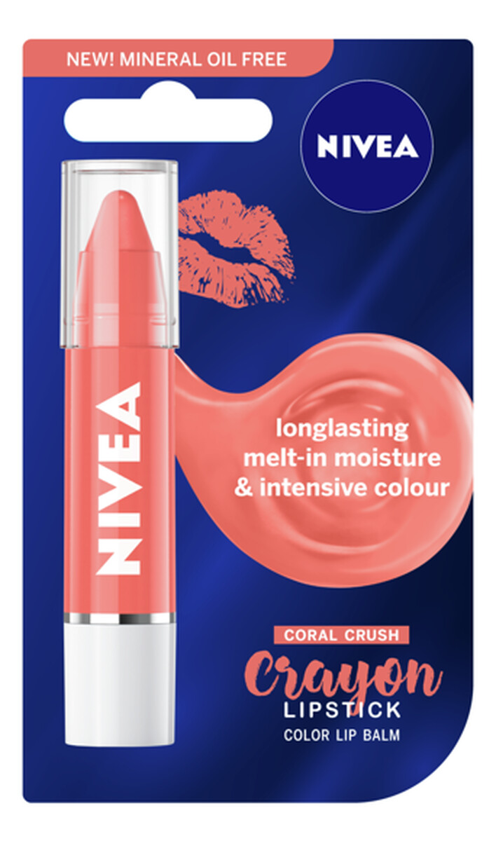 koloryzujący balsam ochronny do ust w kredce Coral Crush