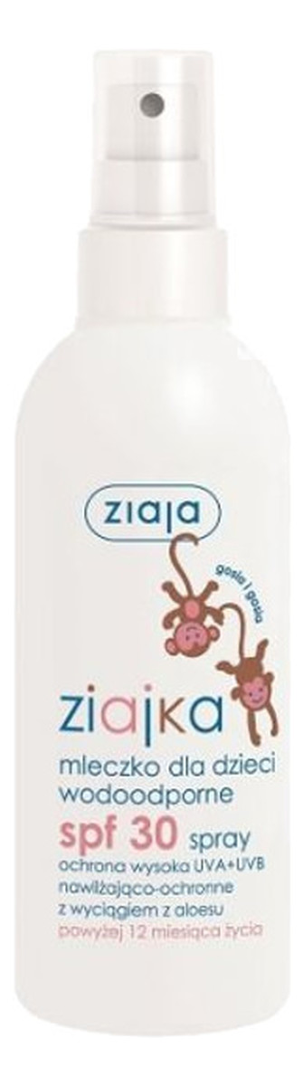 MLECZKO dla dzieci wodoodporne SPF30 spray