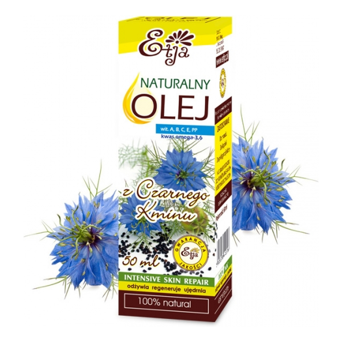 Etja Olej z czarnego kminu czarnuszki BIO 50ml