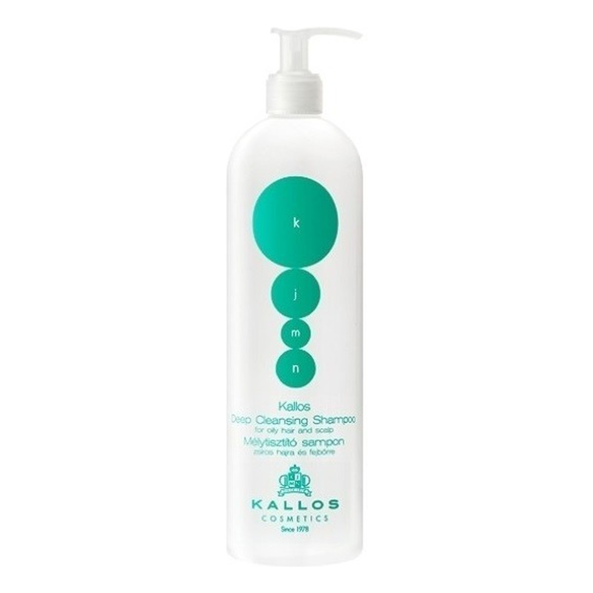 Kallos Kjmn Deep Cleansing Szampon głęboko oczyszczający do włosów przetłuszczających się 500ml