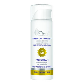 Krem do twarzy wysoka ochrona przeciwsłoneczna SPF 50 - Bez efektu bielenia