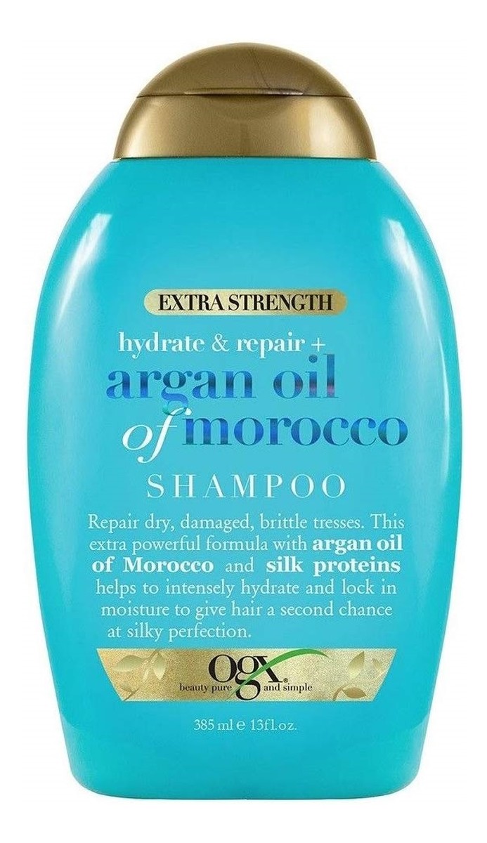 Extra strength hydrate + repair argan oil of morocco shampoo szampon z marokańskim olejkiem arganowym 385ml