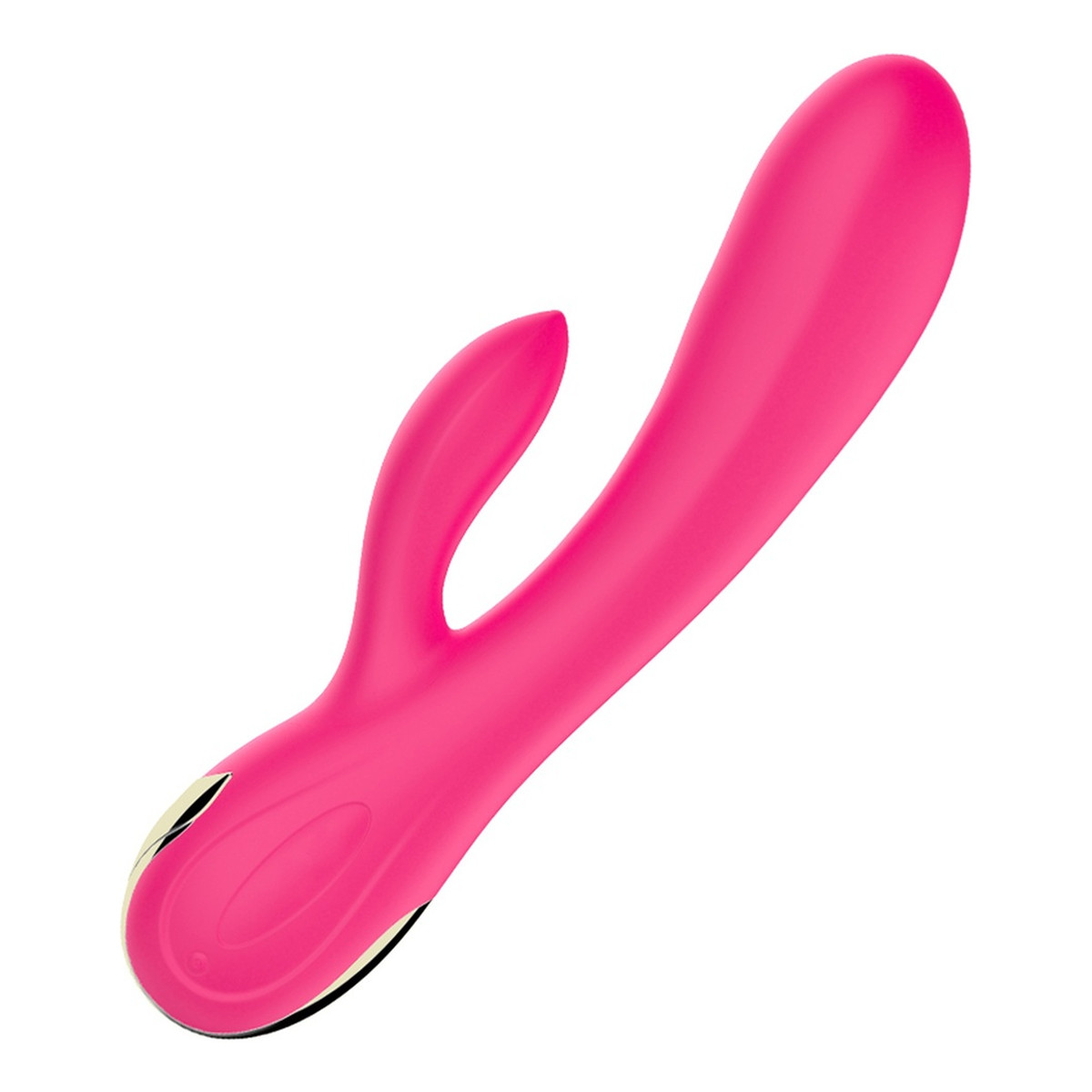 B-Series Fox Silicone vibrator wibrator królik z możliwością regulacji natężenia pulsacji oraz funkcją grzania pink