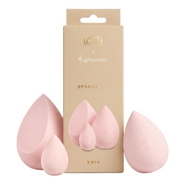 x SugarPowder Sponge Set zestaw ąbeczek do makijażu