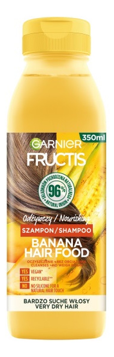 Fructis banana hair food odżywczy szampon do włosów bardzo suchych