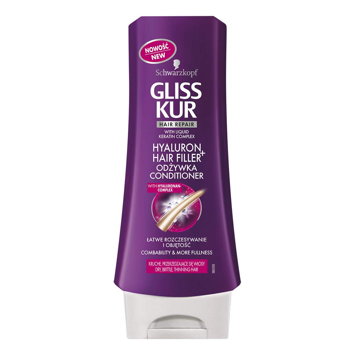 Gliss Hyaluron+Hair Filler Odżywka Do Włosów 200ml