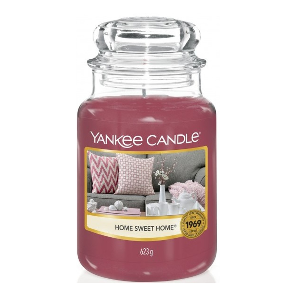 Yankee Candle Large Jar duża świeczka zapachowa Home Sweet Home 623g