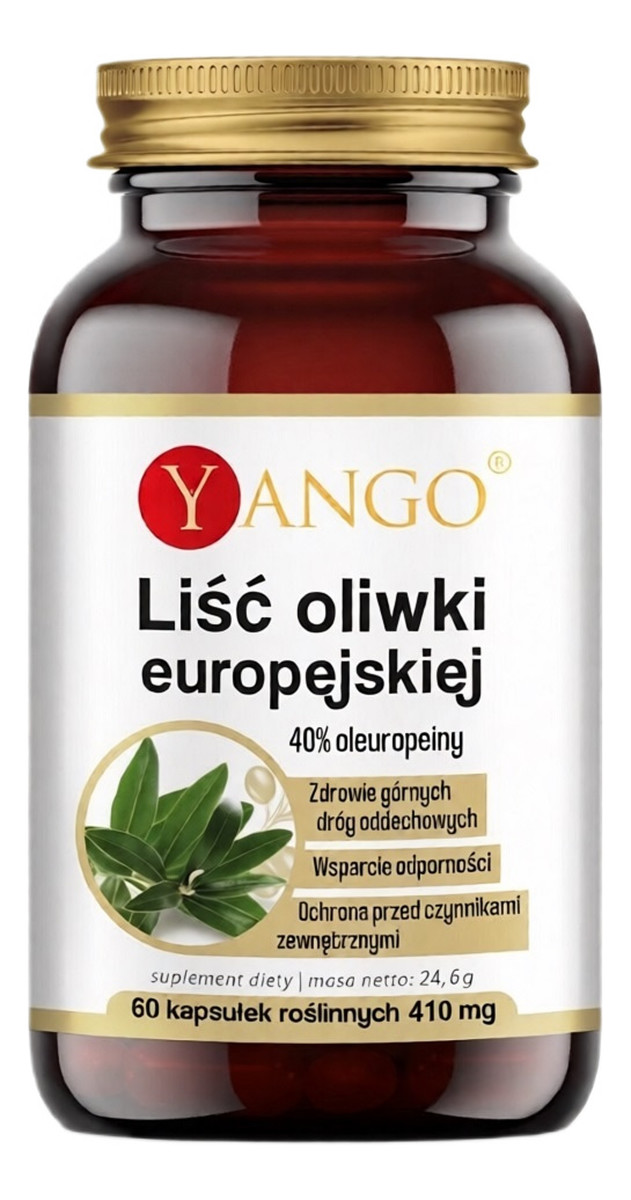 Liść Oliwki Europejskiej suplement diety 60 kapsułek roślinnych