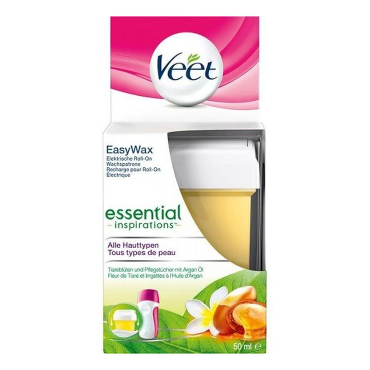 Veet Easy Wax Wkład do elektrycznego systemu do depilacji ciepłym woskiem 50ml