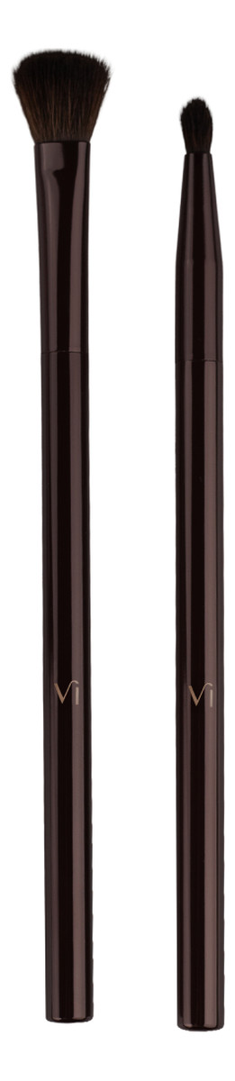 Bronze Duo pędzle precyzyjne do cieni 2szt.
