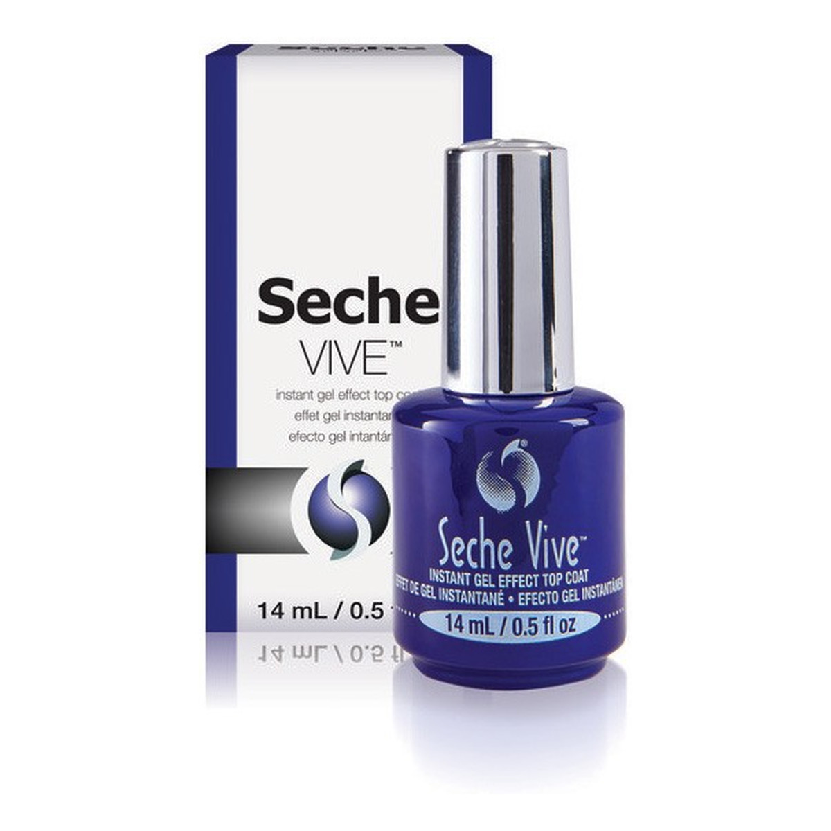 Seche Vive Top Coat Żelowy Szybkoschnący Utwardzający Lakier Nawierzchniowy 14ml