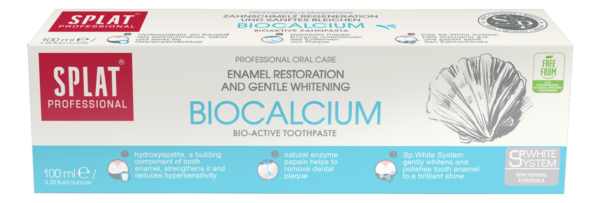 Pasta do zębów splat professional biocalcium-wybielanie i wzmacnianie szkliwa