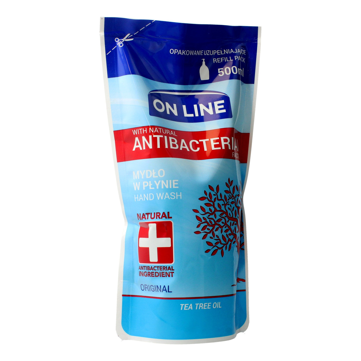 On Line Mydło w płynie Antybakteryjne Original uzupełnienie 500ml