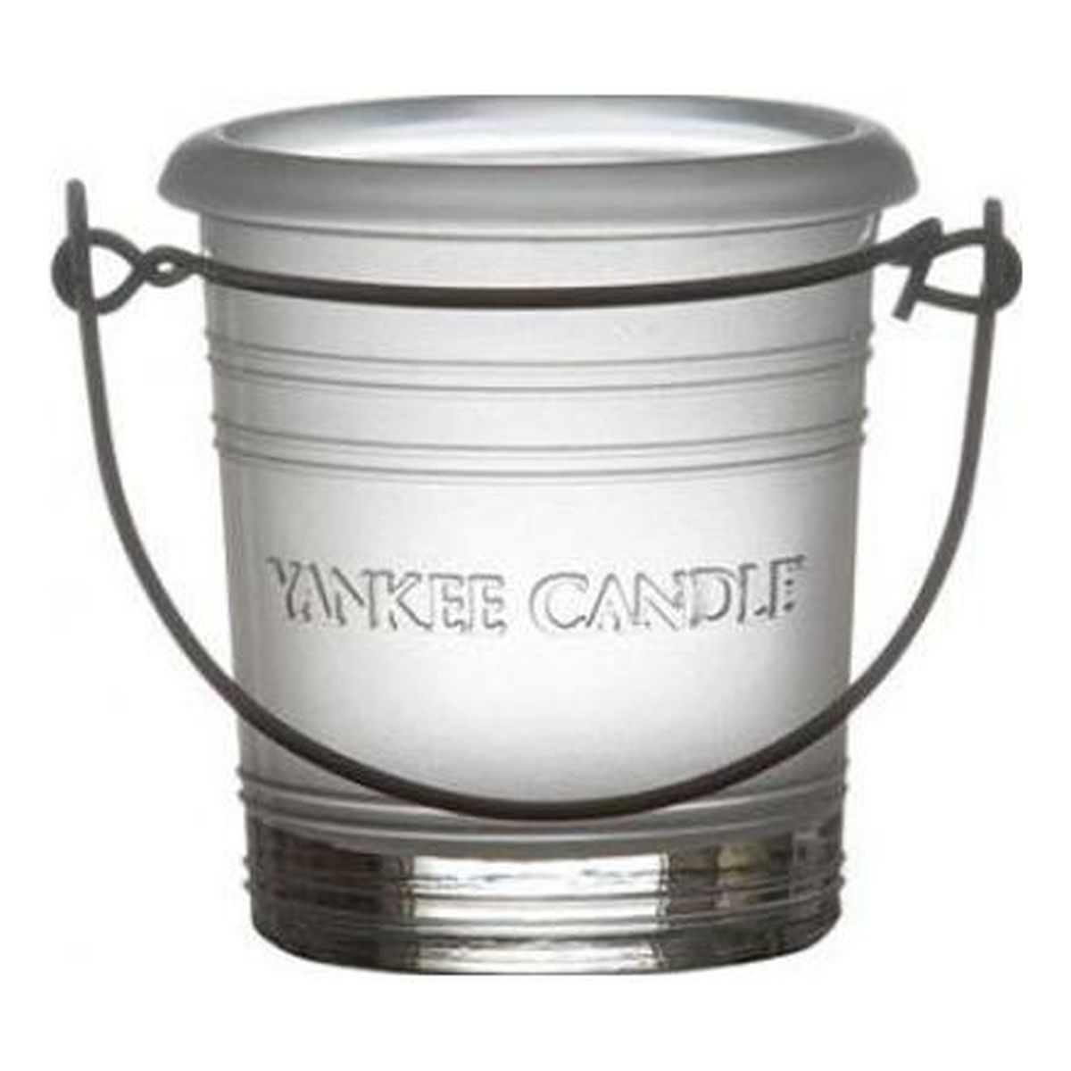Yankee Candle Glass Bucket świecznik wiaderko szronione
