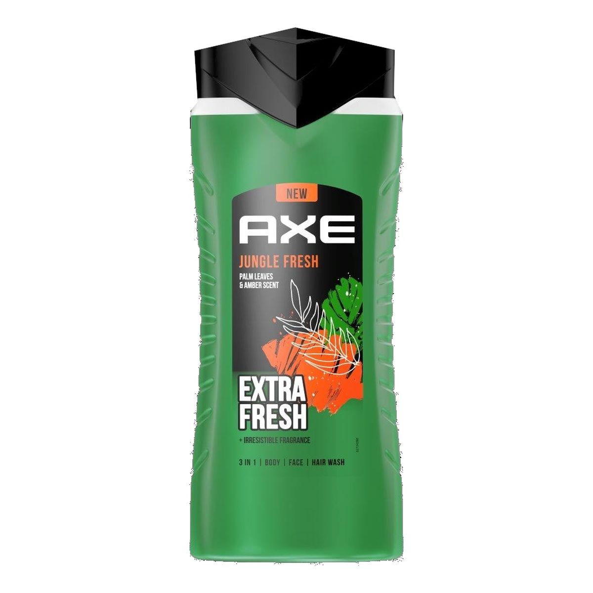 Unilever AXE Jungle Fresh Żel pod prysznic dla mężczyzn 3w1-extra fresh 400ml