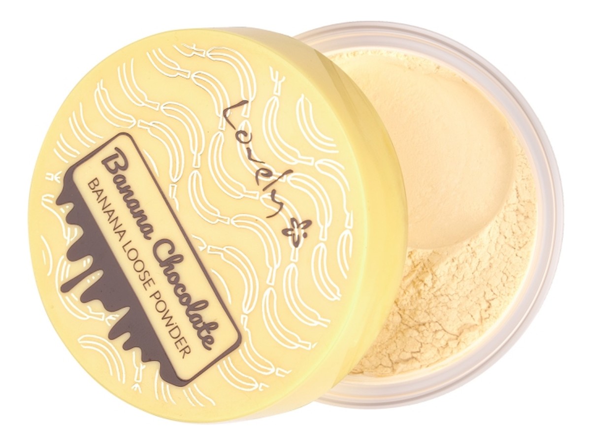 Loose Powder Czekoladowy matowy puder brązujący do twarzy i ciała z ekstraktem z Nasion Kakao