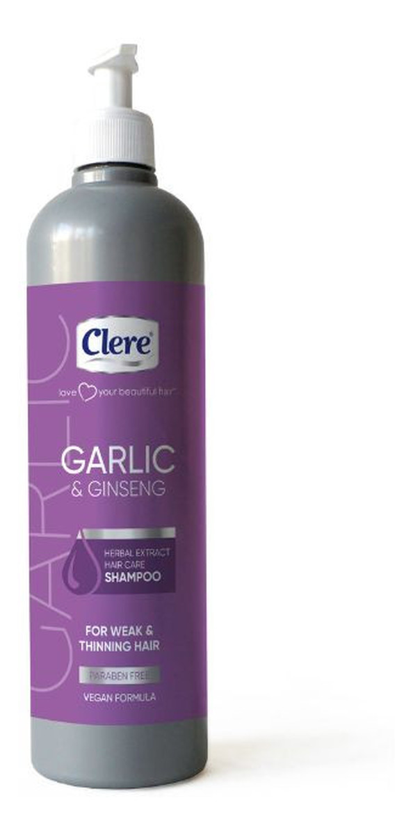 Szampon do włosów cienkich Czosnek i Żeń-szeń