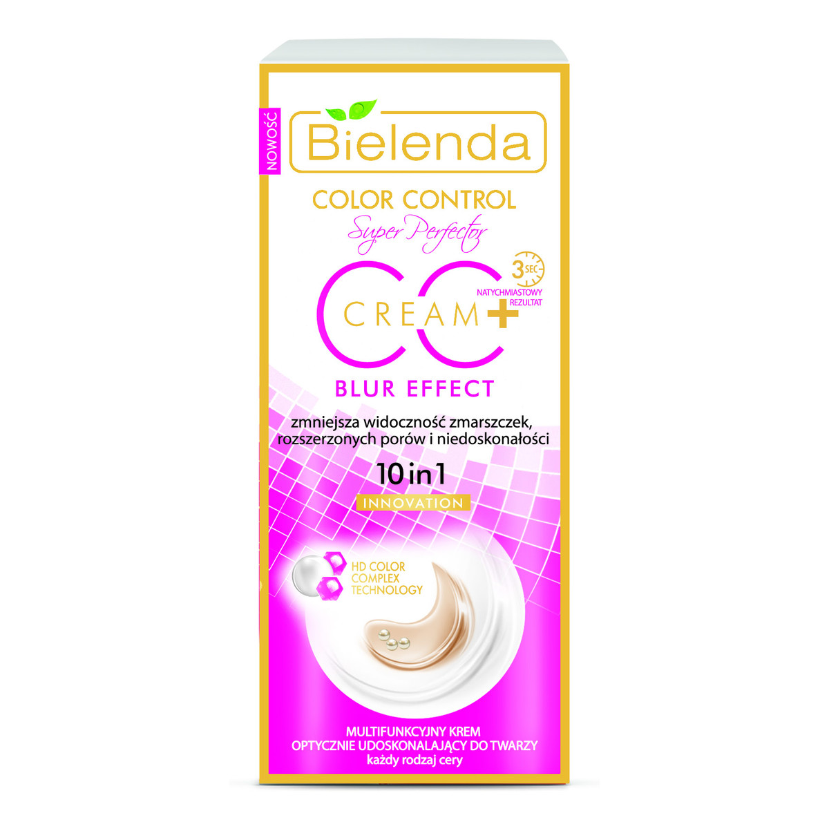 Bielenda CC Blur Effect 10w1 Multifunkcyjny Krem Optycznie Udoskonalający Do Twarzy 40ml