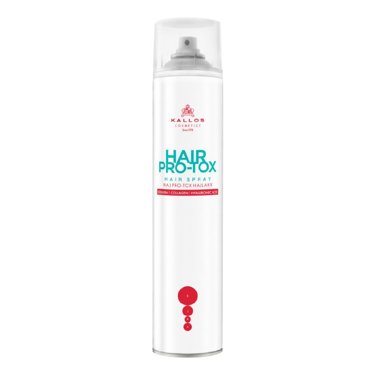 Kallos Hair Pro-Tox Hair Spray lakier do włosów 400ml