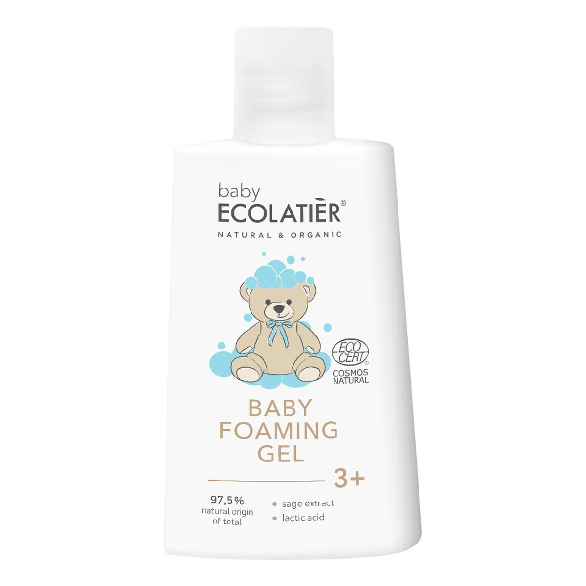 Ecolatier BABY Pieniący się żel dla niemowląt 3+ bez łez 250ml