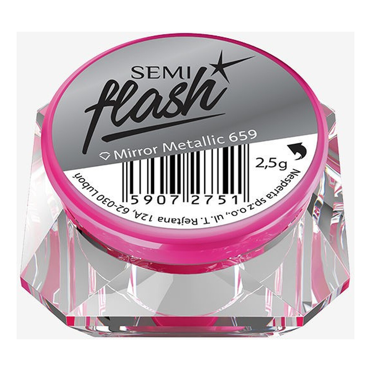 Semilac SemiFlash Pyłek do zdobienia paznokci 2g