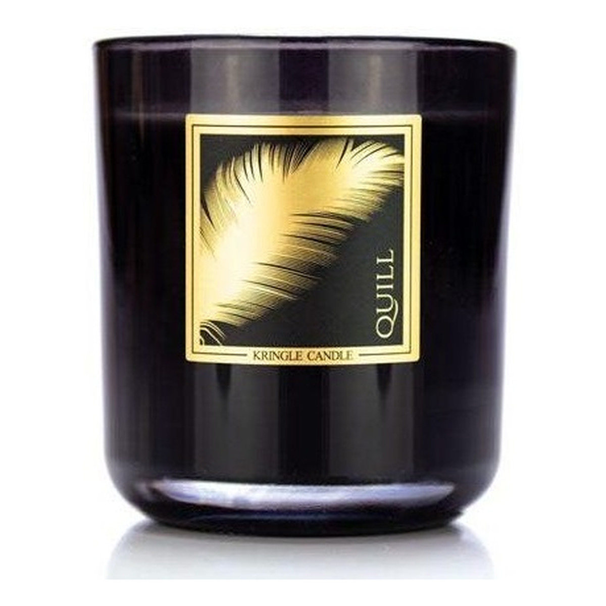 Kringle Candle Black line collection świeca z dwoma knotami quill 340g