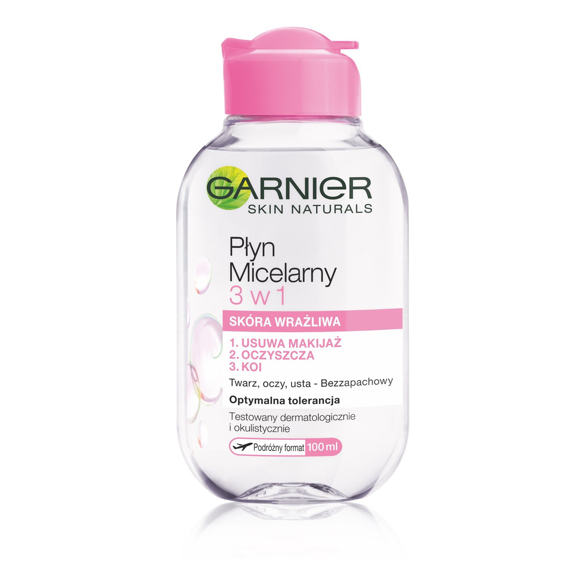 Garnier Skin Naturals płyn micelarny 3w1 do skóry wrażliwej 100ml