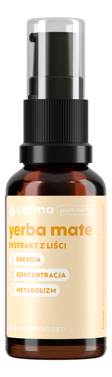Pure herbs yerba mate ekstrakt z liści yerba mate suplement diety