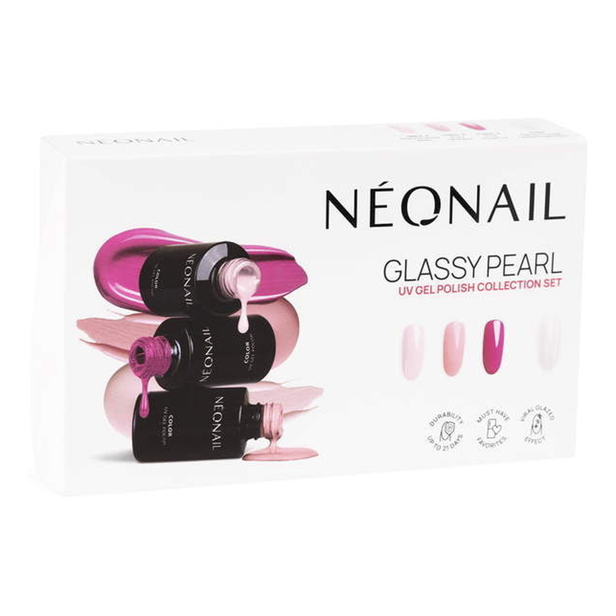 NeoNail Glassy Pearl Zestaw do manicure 3ml