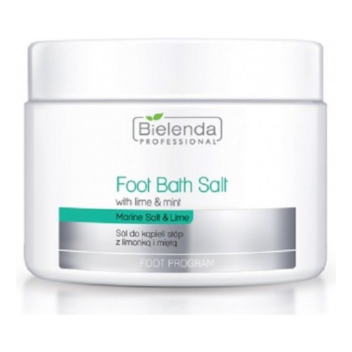 Bielenda Professional Foot Bath Salt With Lime & Mint sól do kąpieli stóp z limonką i miętą 600g