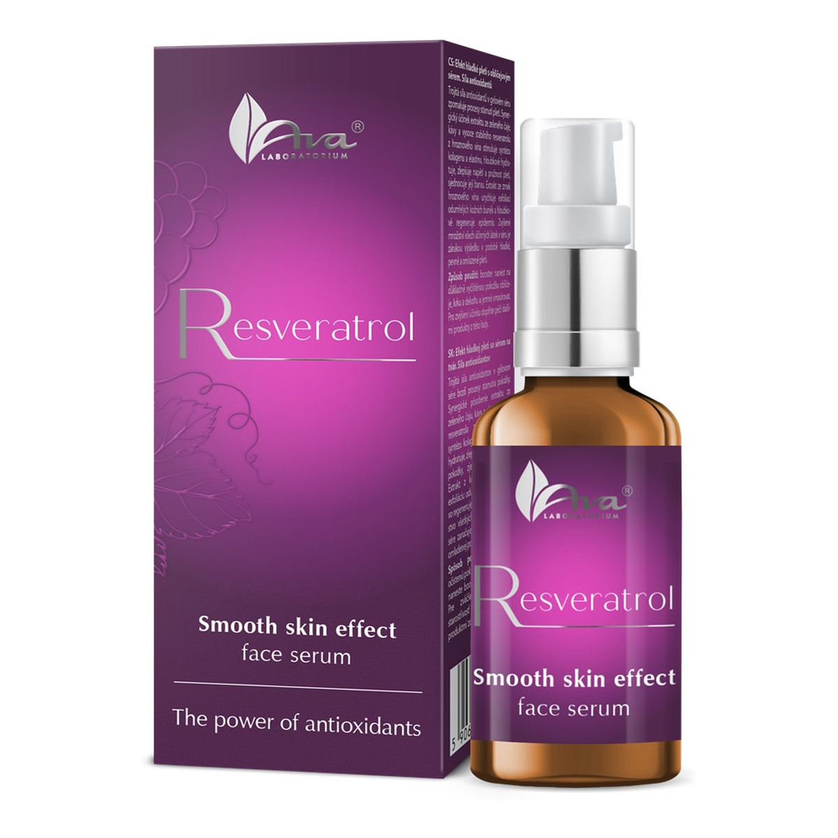 Ava Laboratorium Resveratrol efekt gładkiej skóry serum do twarzy 15ml