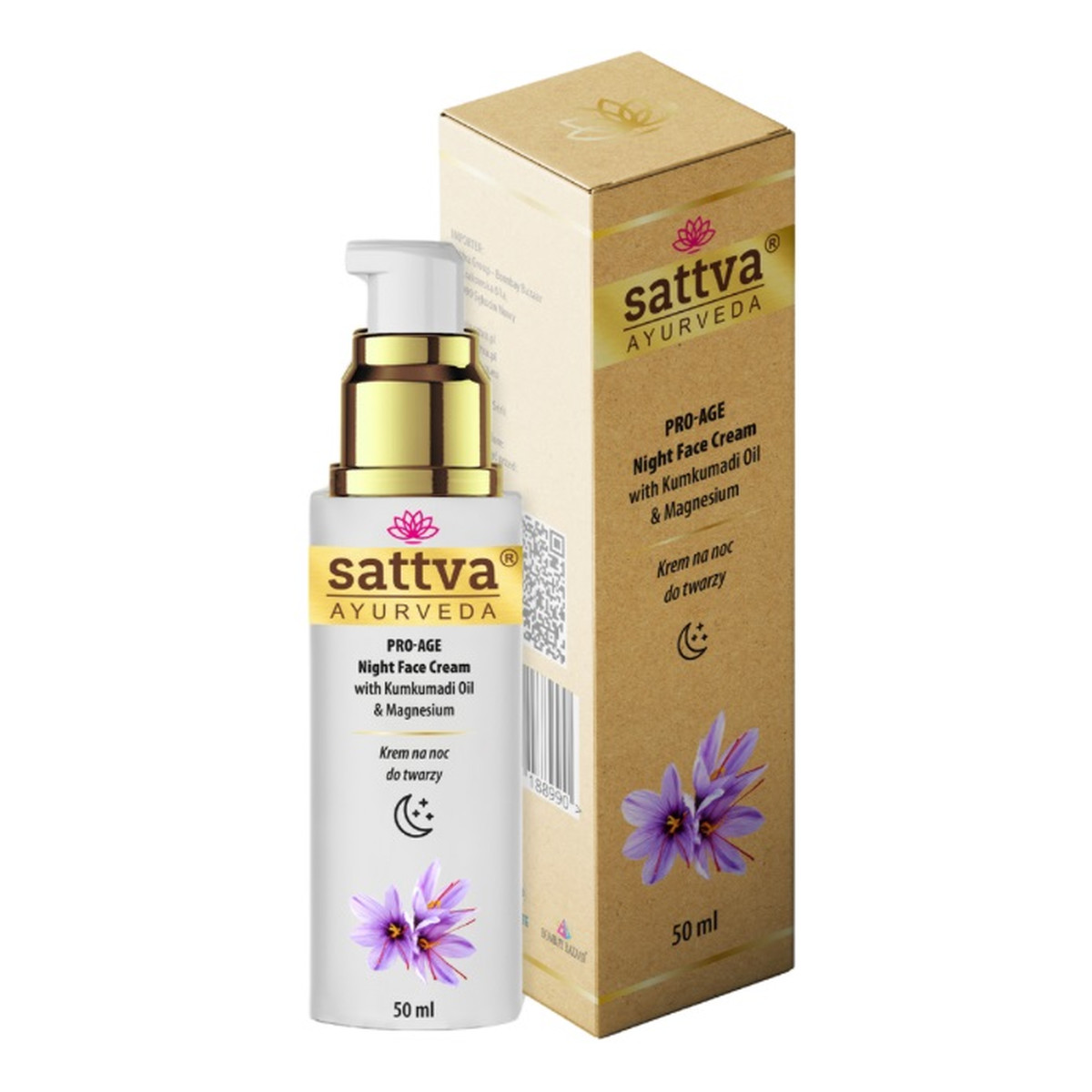 Sattva Pro-Age Night Cream Krem do twarzy na noc 50ml