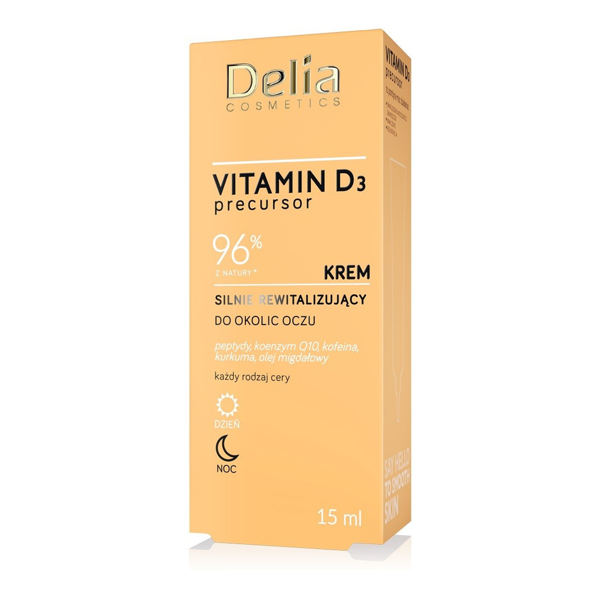 Delia Vitamin D3 Precursor Krem silnie rewitalizujący do okolic oczu na dzień i noc 15ml
