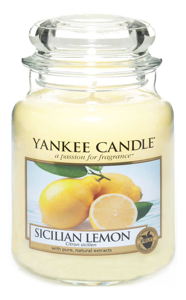 duża świeczka zapachowa Sicilian Lemon