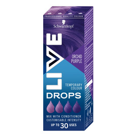 Live drops krople do nietrwałej koloryzacji włosów orchid purple