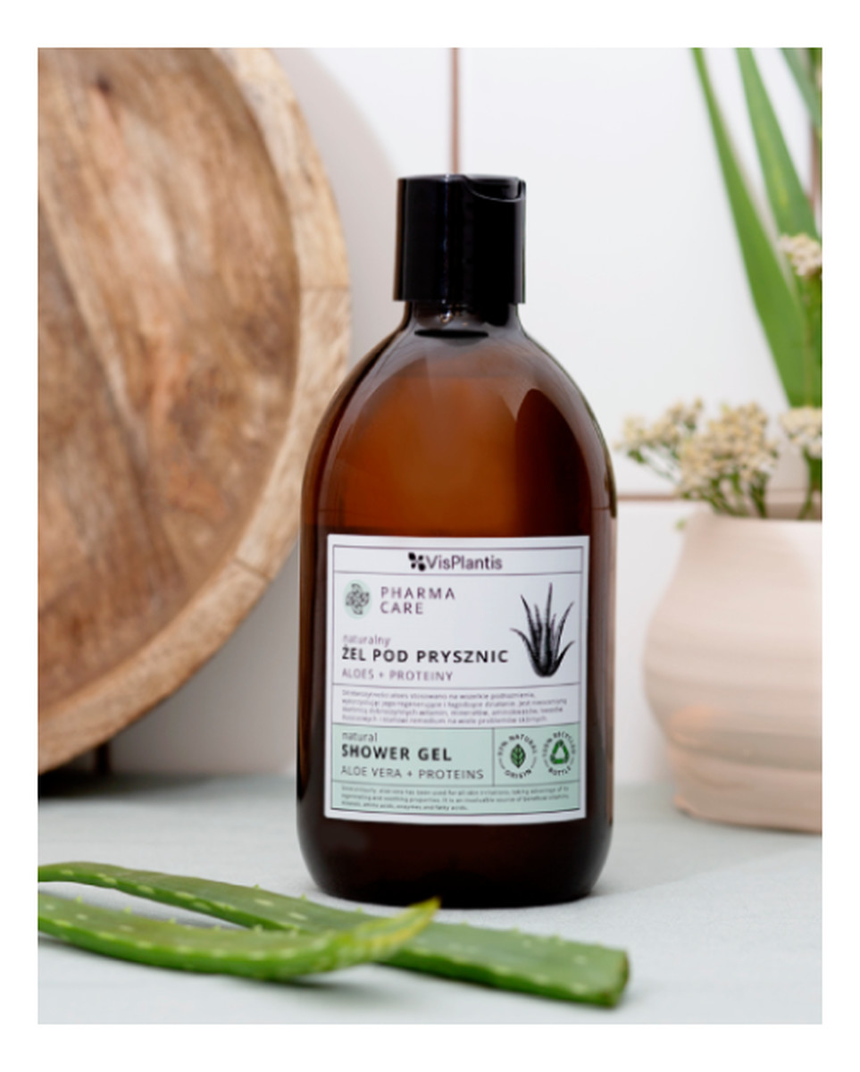 Naturalny żel pod prysznic Aloes + Proteiny