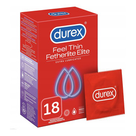 cieńsze prezerwatywy z wiekszą ilością żelu 18szt