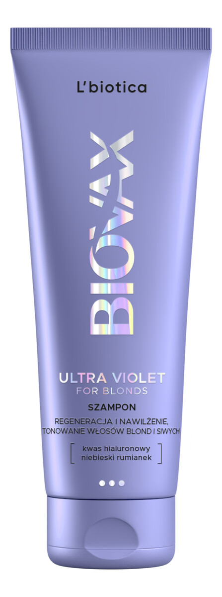 Szampon Intensywna Regeneracja i Tonowanie Koloru do włosów blond i siwych