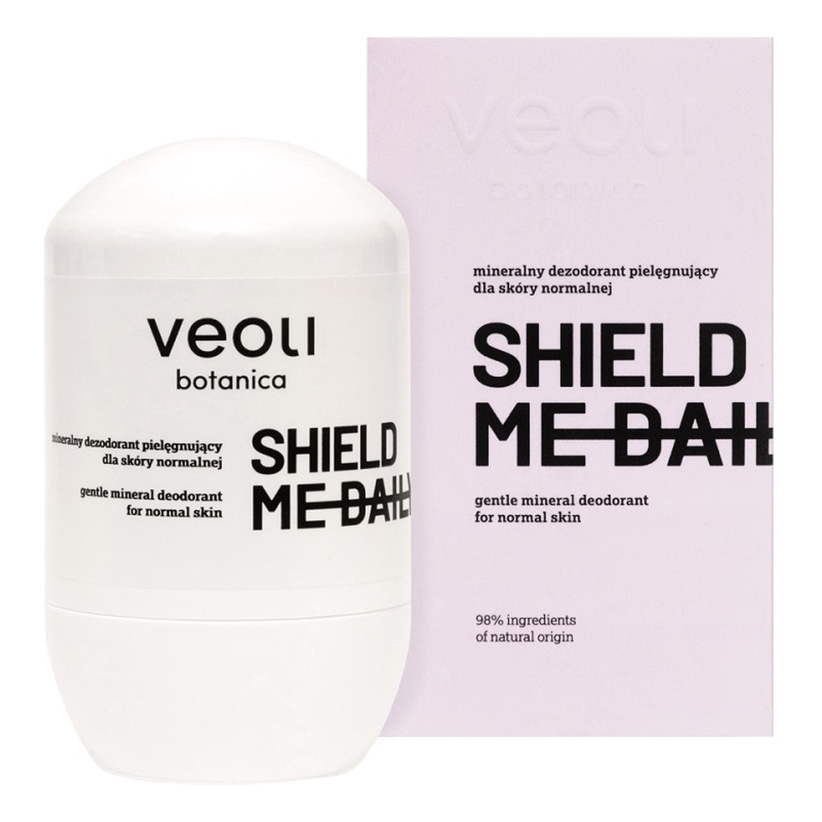 Veoli Botanica Shield Me Daily mineralny Dezodorant pielęgnujący dla skóry normalnej 50ml
