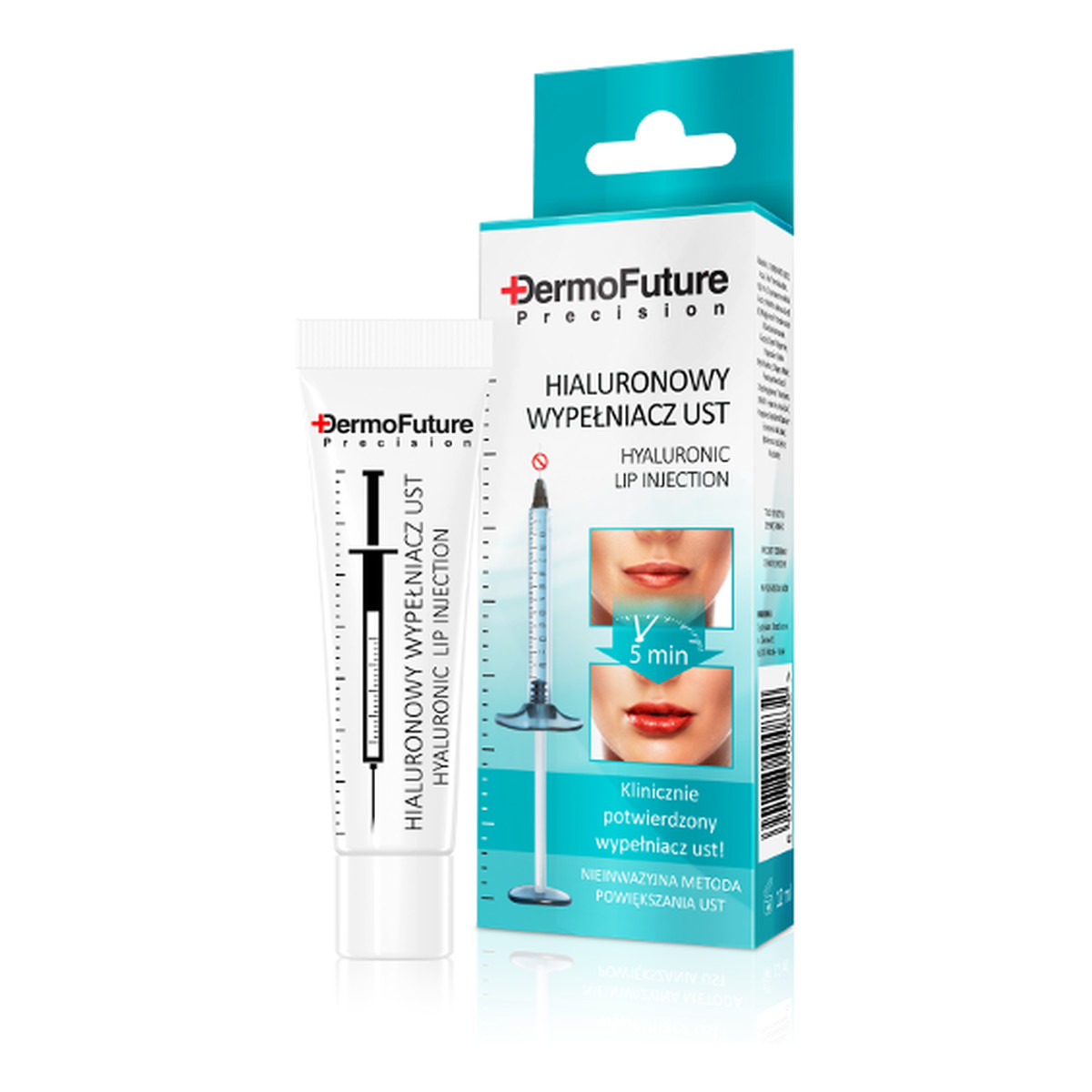 DermoFuture Hyaluronic Lip Injection Hialuronowy Wypełniacz Ust 12ml