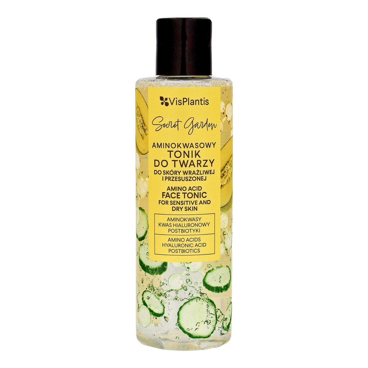 Vis Plantis Secret Garden Aminokwasowy tonik do twarzy do skóry wrażliwej i przesuszonej 200ml