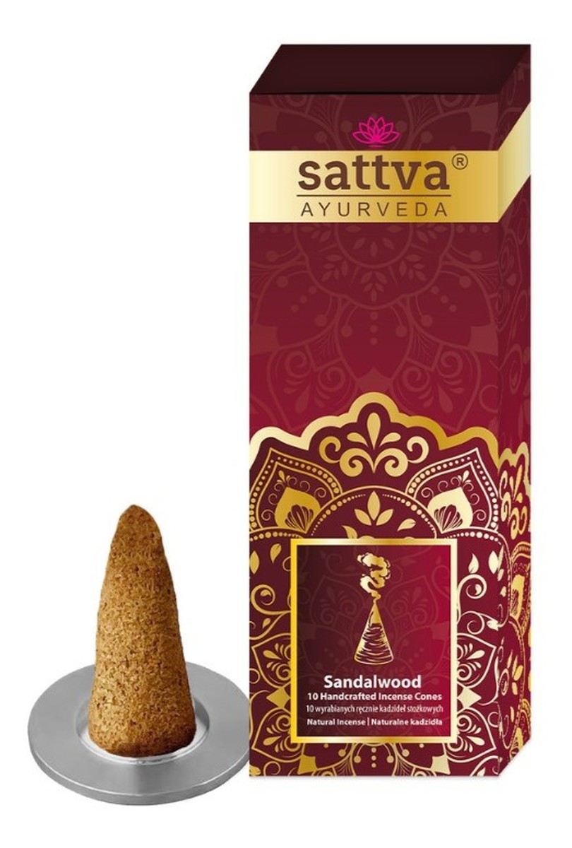 Incense sticks cones kadzidła stożkowe sandalwood 10szt