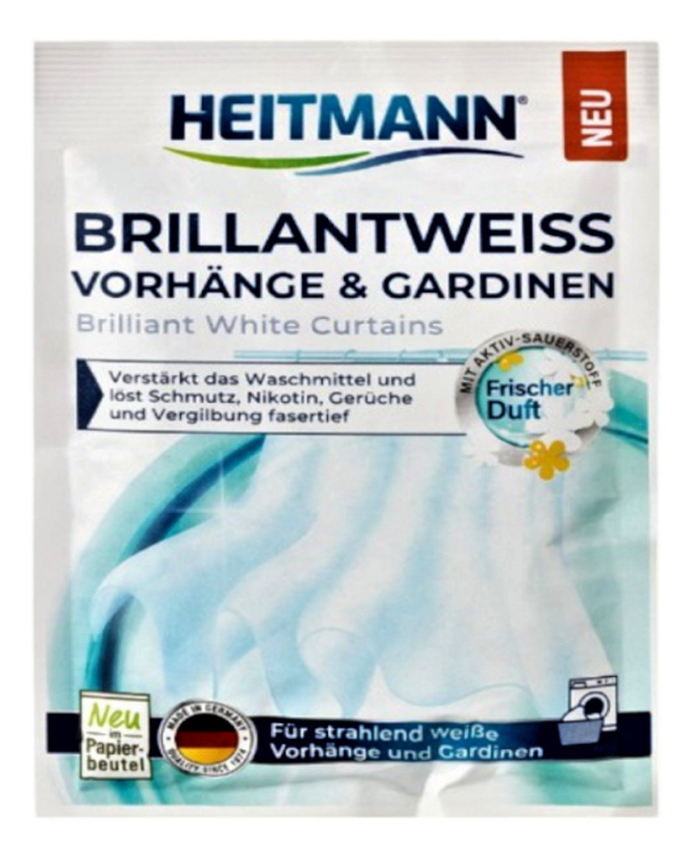 Wybielacz w proszku firany i zasłony