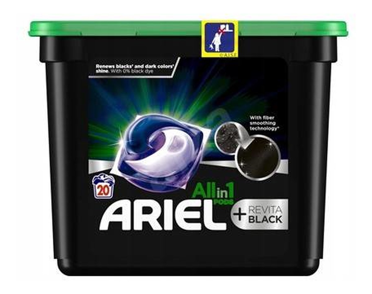 All-in-1 PODS +Revitablack Kapsułki do prania 20 prań