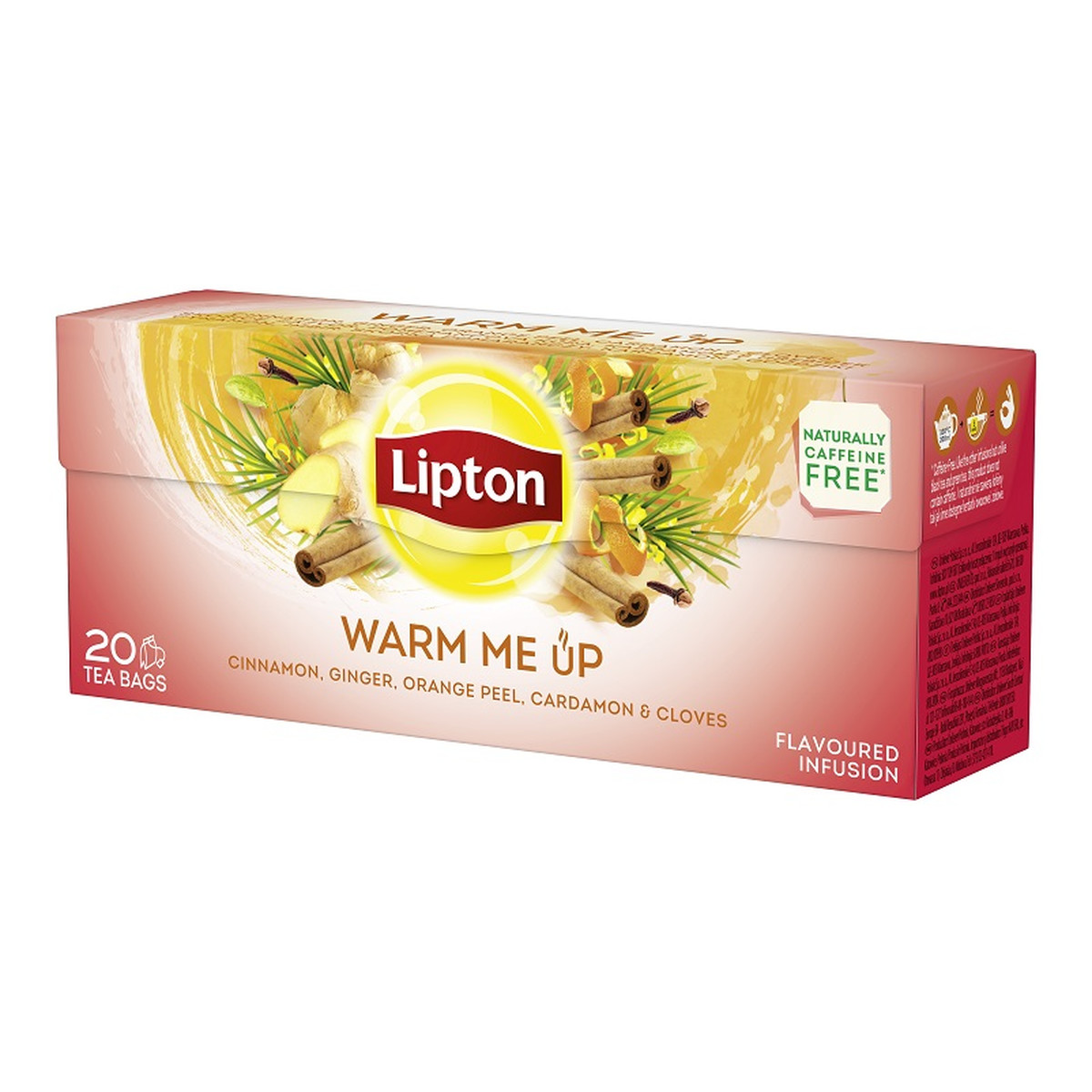 Lipton Warm Me Up Herbata owocowa 20 torebek 32g