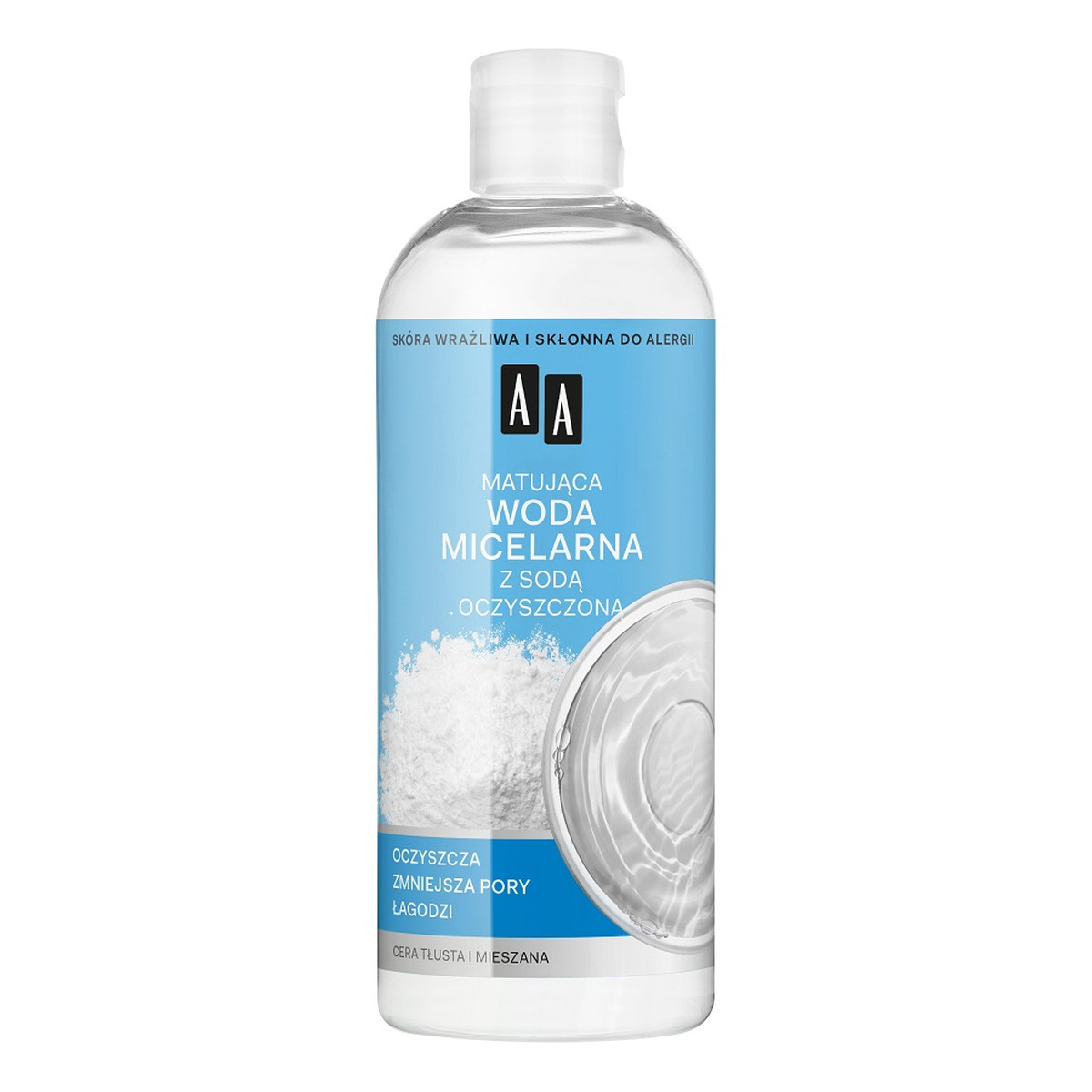 AA Skin Food matująca woda micelarna z sodą oczyszczoną do cery tłustej i mieszanej 400ml