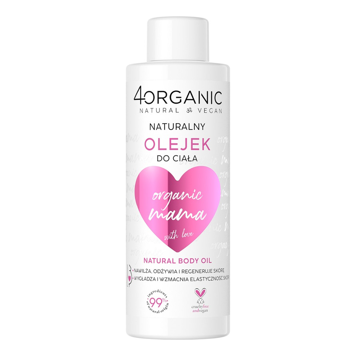 4organic Organic Mama naturalny Olejek do ciała 125ml