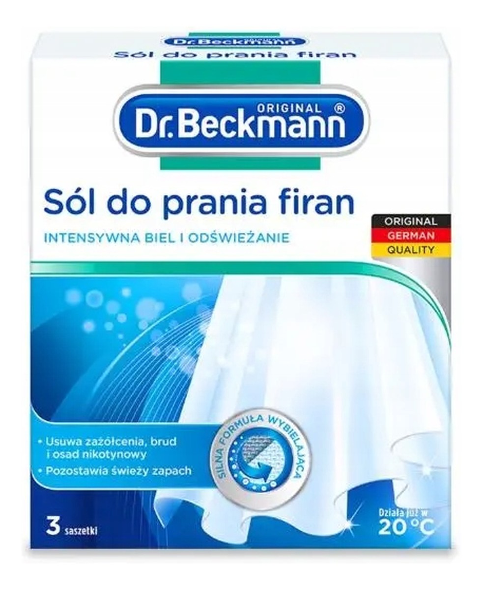 Sól do prania firan w saszetkach 3szt.